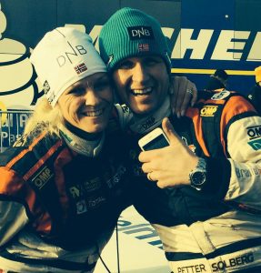 le couple Solberg - Rallye de Suède Historique 2015