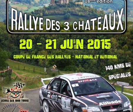 pronostic rallye 3 châteaux 2015 : l'affiche du rallye