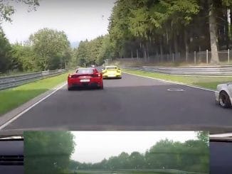 Megane RS vs Ferrari 458 Italia
