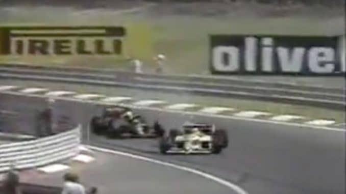 Piquet Senna Hongrie 1986