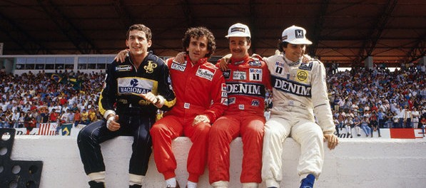 Senna Prost Mansell Piquet