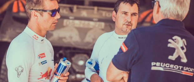 Sébastien Loeb au Dakar 2016 avec Daniel Elena