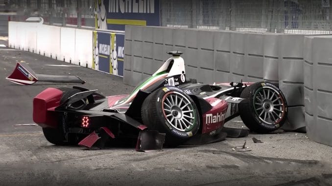 Crash Formule E 2015