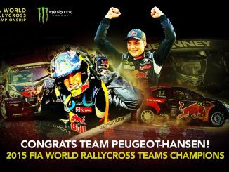 Rallycross Franciacorta 2015 titre pour le Team Peugeot Hansen