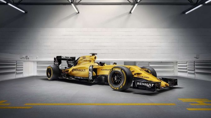 Renault F1 2016 jaune