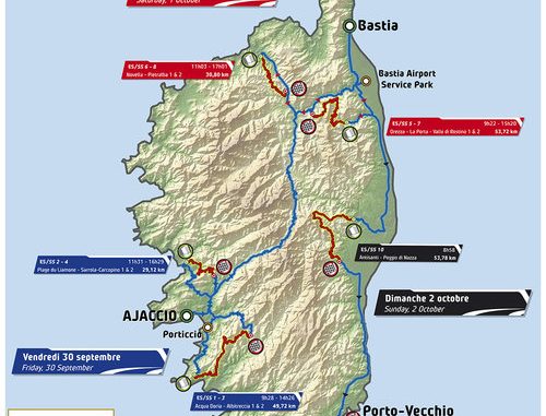 Parcours Tour de Corse 2016