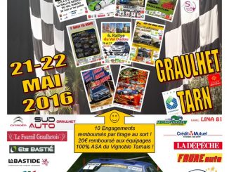 Engagés Rallye Val Dadou 2016