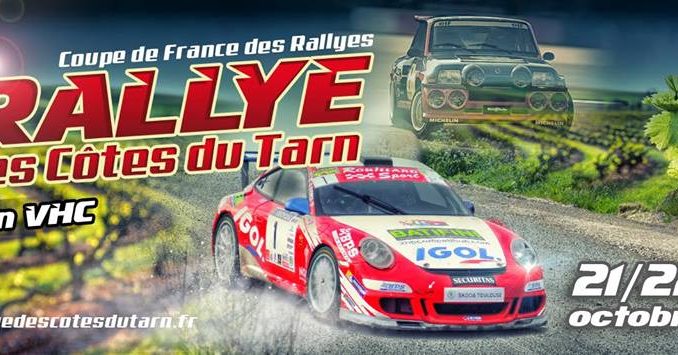 Parcours Rallye des Côtes du Tarn 2016