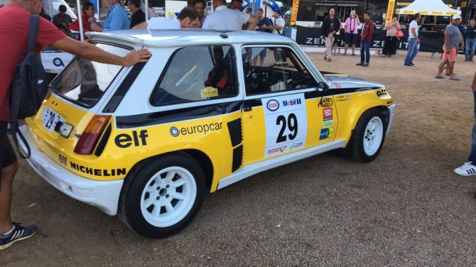 Programme Tour de Corse Historique 2016 ici Renault 5 Turbo 2