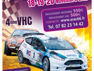 Liste des engagés Rallye du Fenouillèdes 2016
