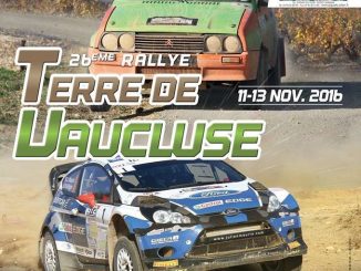 parcours Rallye Terre de Vaucluse 2016
