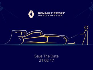 Date de sortie des nouvelles F1 2017. (c) : Renault Sport
