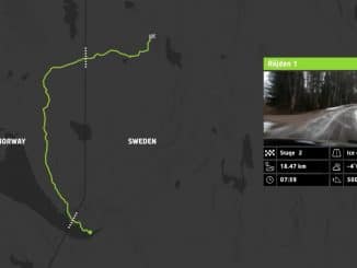 Vidéo parcours Rallye Suède 2017. (c) : WRC