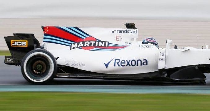 L'aileron de requin de la Williams F1 2017. (c) : DR