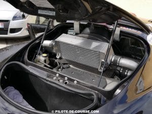 Le moteur de cette Lotus Exige Cup 255 GT10. (c) : PILOTE-DE-COURSE.COM