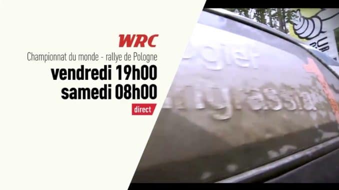 Programme TV Rallye Pologne 2017