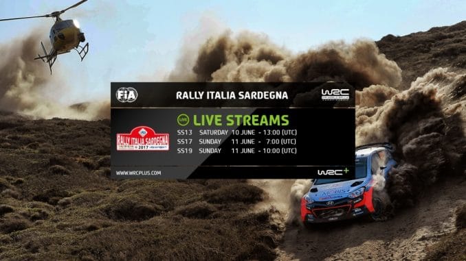 Programme TV Rallye Sardaigne 2017