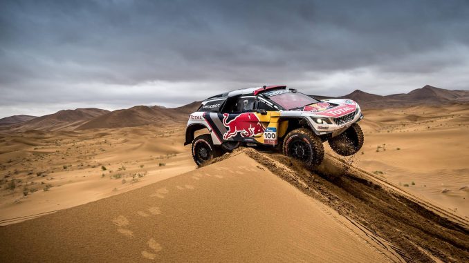 Silk Way Rally 2017 Etape 13 : doublé Peugeot. (c) : Peugeot Sport