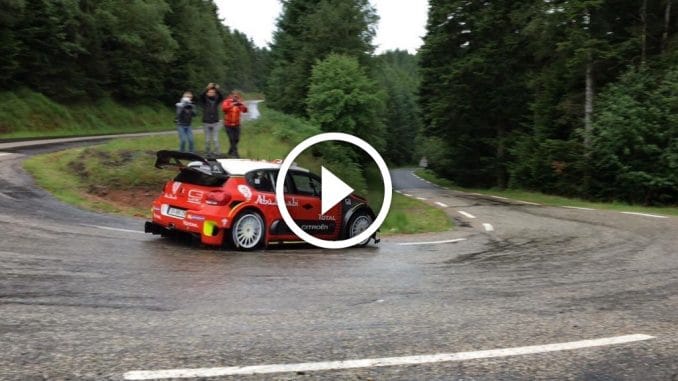 Vidéo Loeb au volant de la C3 WRC