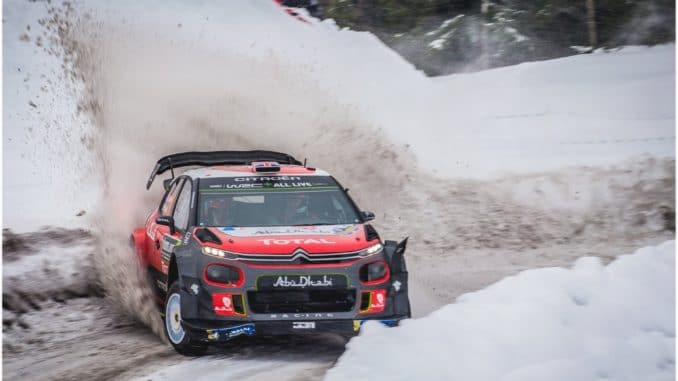 Abandons Rallye Suède 2018. Kris Meeke.