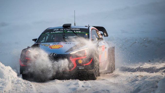 Classement Rallye de Suède 2018 Neuville Hyundai Motorsport