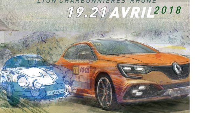 Rallye Lyon Charbonnières 2018 : présentation (Affiche Lyon Charbo 2018)