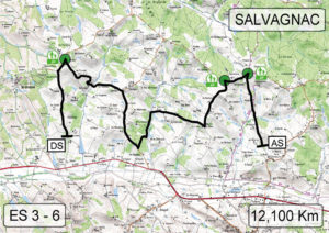 Carte Rallye des Côtes du Tarn 2018