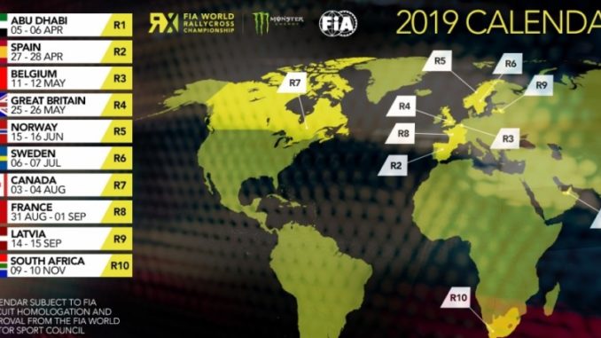 Calendrier World RX 2019 Nouveau pas en arrière pour le World RX