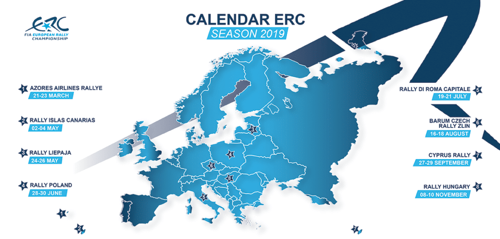 calendrier ERC 2019