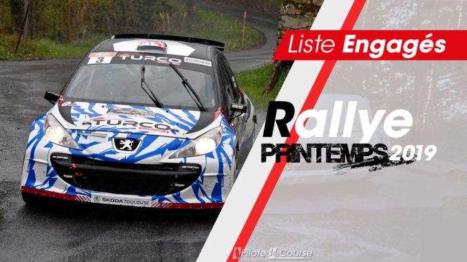 Engagés Rallye de Printemps 2019