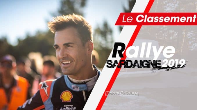 Classement Rallye Sardaigne 2019