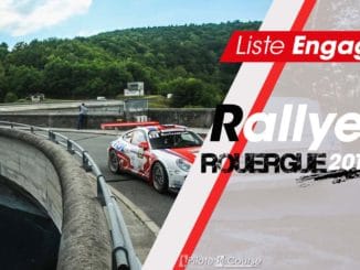 Liste des engagés Rallye Rouergue 2019