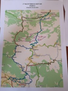 carte général Rallye Terre du Haut Var 2019