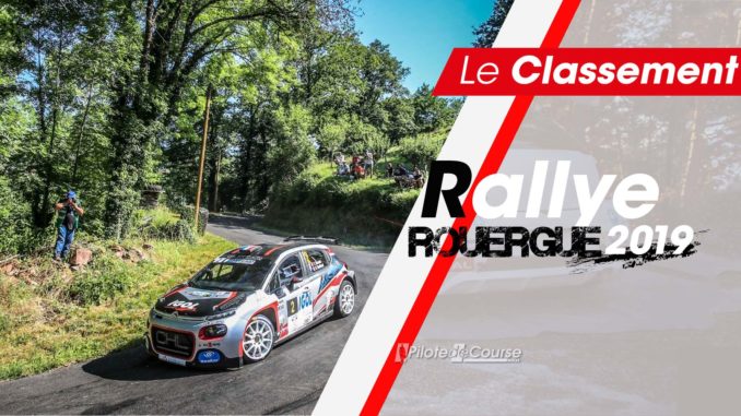 Classement Rallye Rouergue 2019