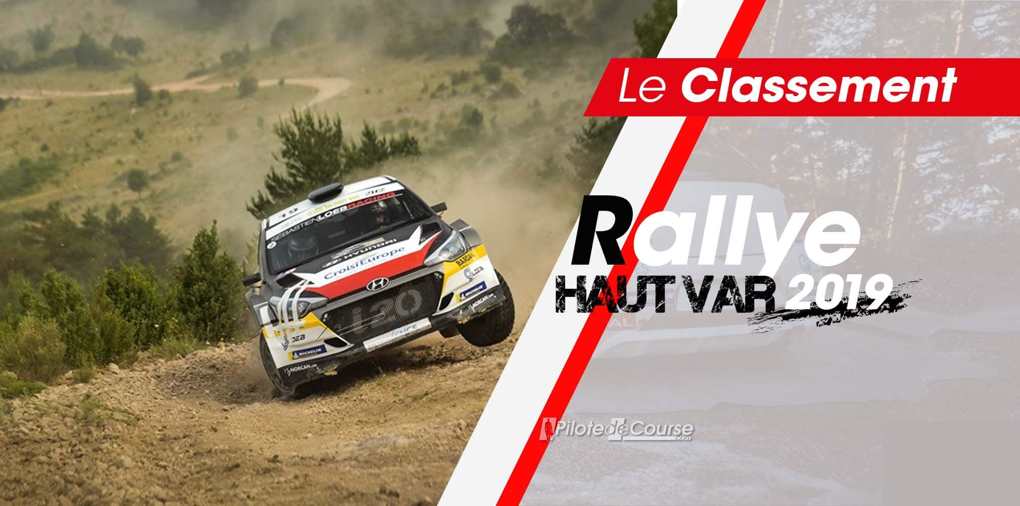 Classement Rallye Terre Du Haut Var Pilote De Course