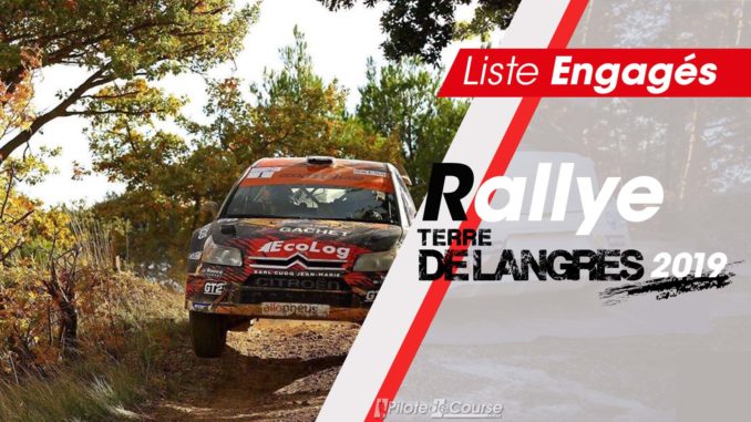Engagés Rallye Terre de Langres 2019