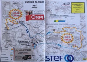 carte Rallye Terre de Langres 2019 Dimanche
