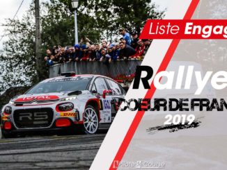 Engagés Rallye Coeur de France 2019