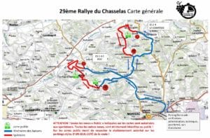 Carte Rallye du Chasselas 2019