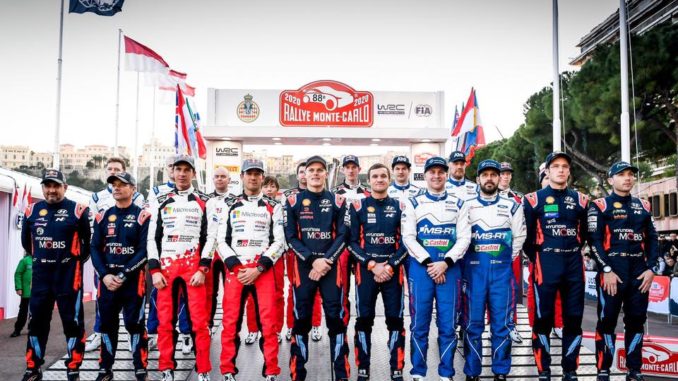 Les Teams et les pilotes WRC 2020