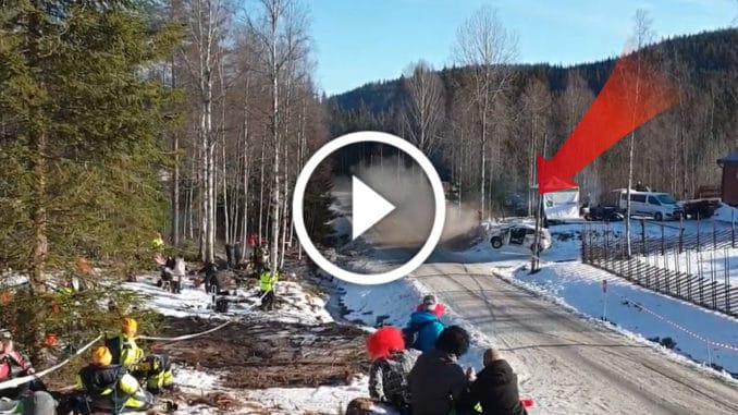 Crash Rallye Suède 2020