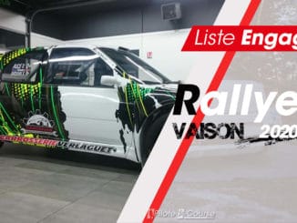 Engagés Rallye de Vaison 2020
