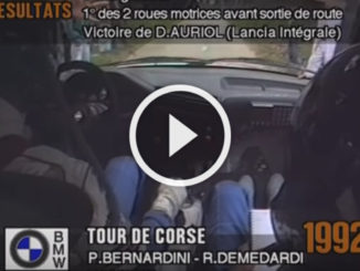 On Board BMW M3 Tour de Corse 1992