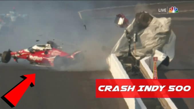 Enorme crash lors de l'Indy 500
