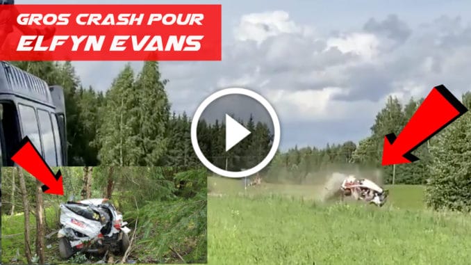 Gros crash pour Evans en Estonie