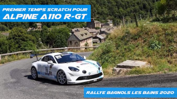 Premier temps scratch pour l'Alpine A110 R-GT