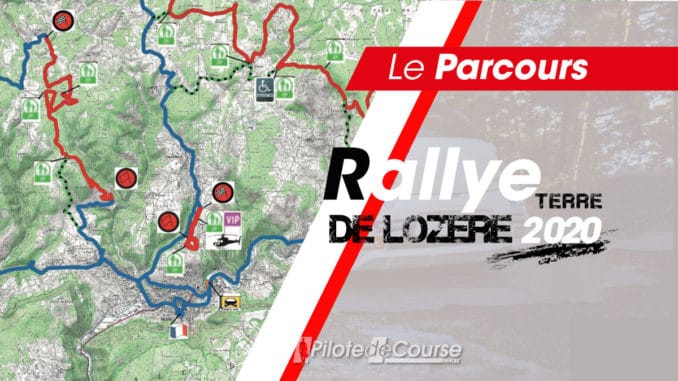 carte générale Rallye Terre de Lozère 2020