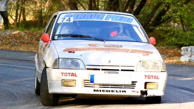 Tristan Pieri et Léo Cantallops. Rallye de la Croisette 2019