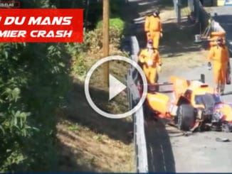 Premier crash au 24 Heures du Mans