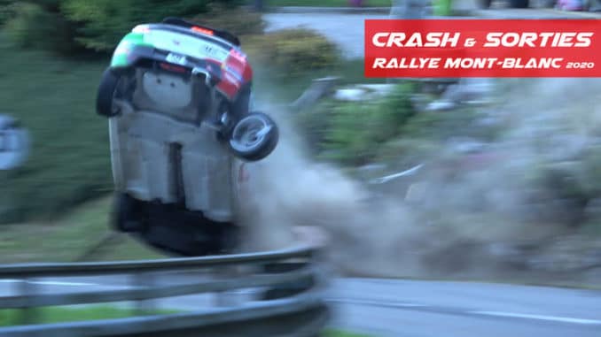 Crash Rallye Mont-Blanc 2020